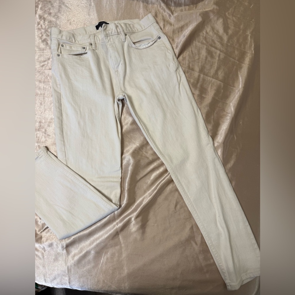 Banana Republic Off-White Skinny Fit Jeans